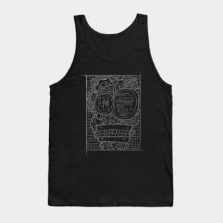 Robot Man Tank Top